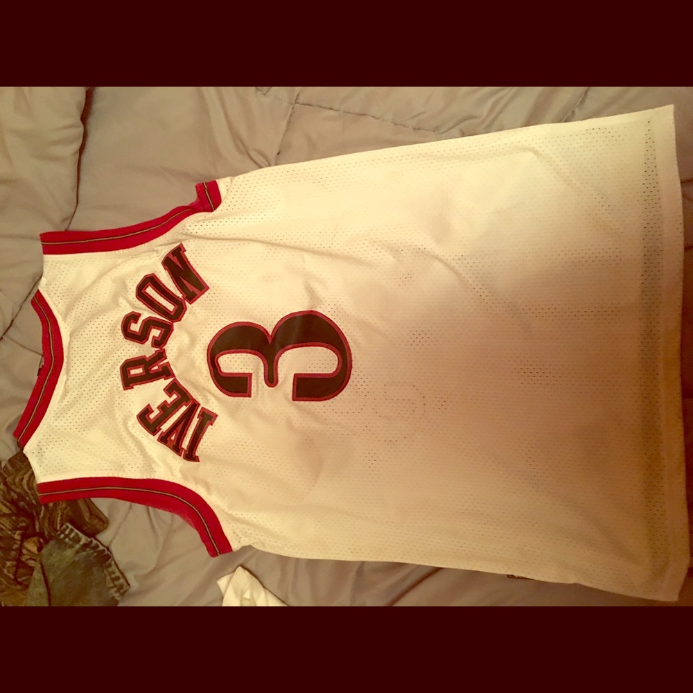 Throwback iverson jersey